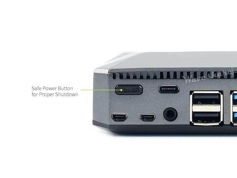 with Safe Power Button Argon ONE A Decent Aluminum Case for Raspberry Pi 4 