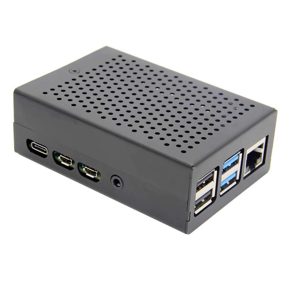 Black--Silver-Aluminum-Case-Enclosure-Shell-With-Cooling-Fan-For-Raspberry-Pi-4-Model-B-1539229