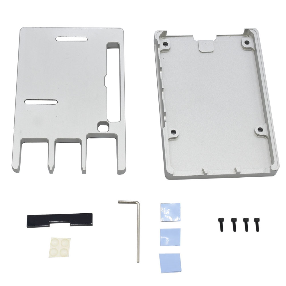 Black--Silver-CNC-Aluminum-Alloy-Ultra-Thin-Metal-Box-Protective-Case-For-Raspberry-Pi-4-Model-B-1543511