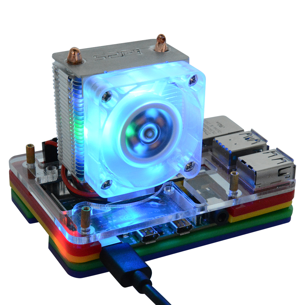 BlackTransparentRGB-Colorful-5-Layer-Acrylic-Case--Super-Heat-Dissipation-ICE-Tower-CPU--V20-Cooling-1587610