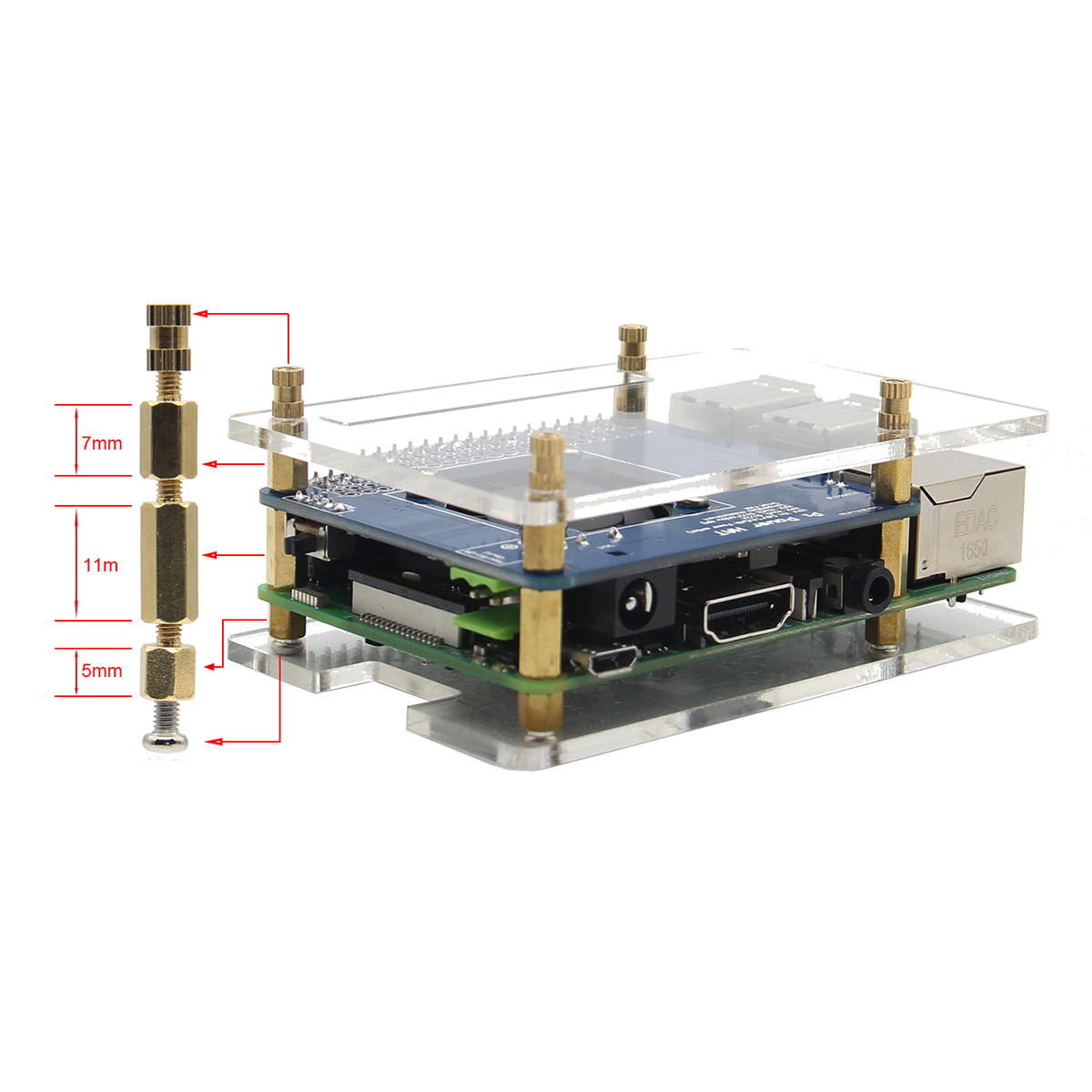 Geekworm-Temperature-Control-Fan-And-Power-Expansion-Board--Acrylic-Case--Copper-Heat-Sink-Kit-1150152