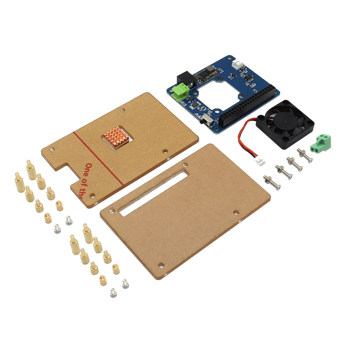 Geekworm-Temperature-Control-Fan-And-Power-Expansion-Board--Acrylic-Case--Copper-Heat-Sink-Kit-1150152