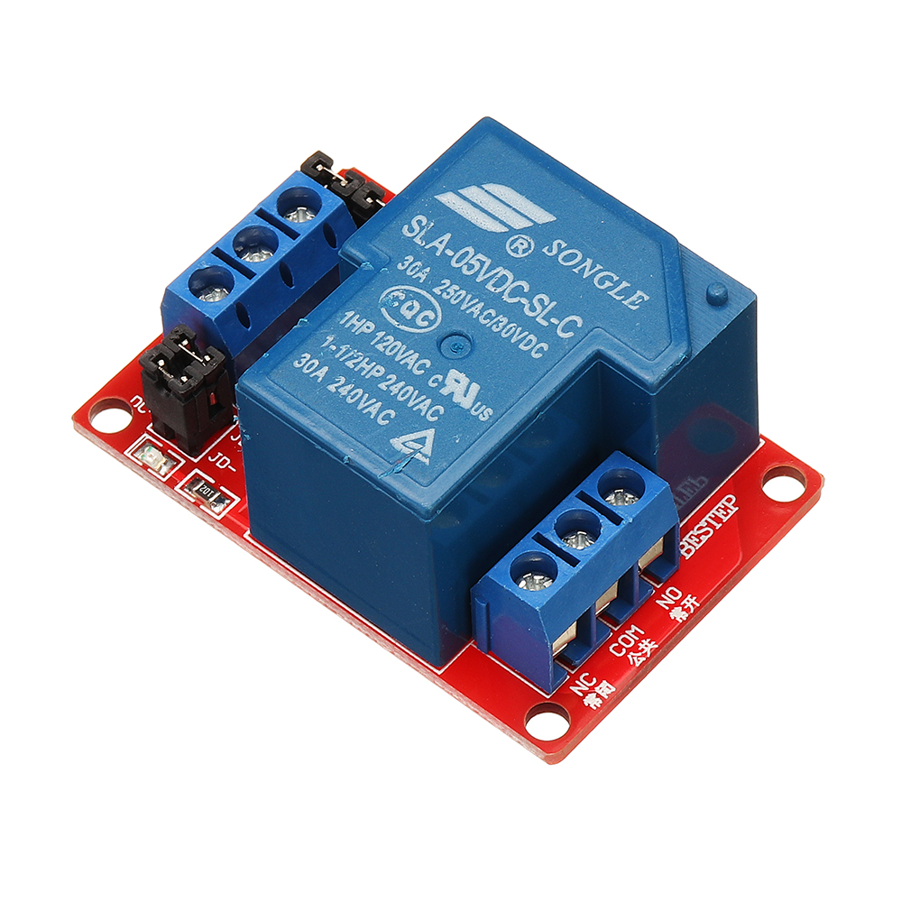 10pcs-BESTEP-1-Channel-5V-Relay-Module-30A-With-Optocoupler-Isolation-Support-High-Low-Level-Trigger-1363262