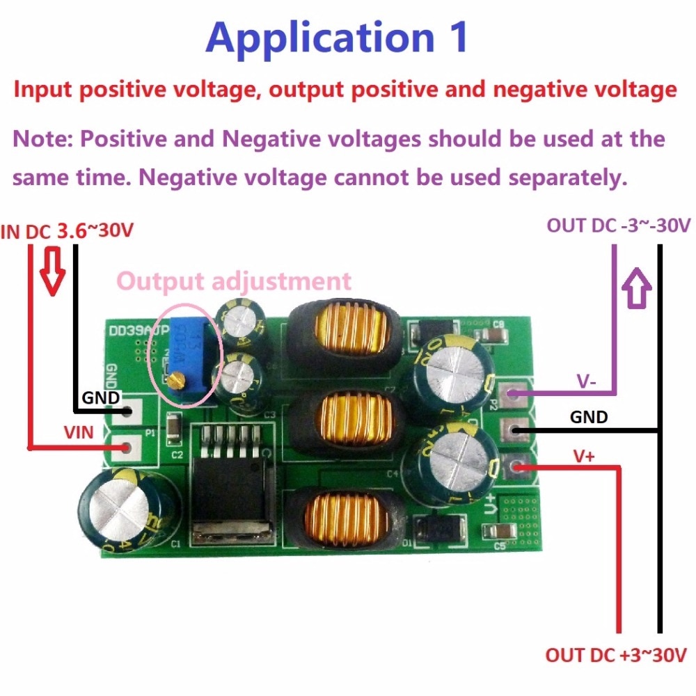 10pcs-DD39AJPA-2-in-1-20W-Boost-Buck-Dual-Output-Voltage-Module-36-30V-to-plusmn3-30V-Adjustable-Out-1656866