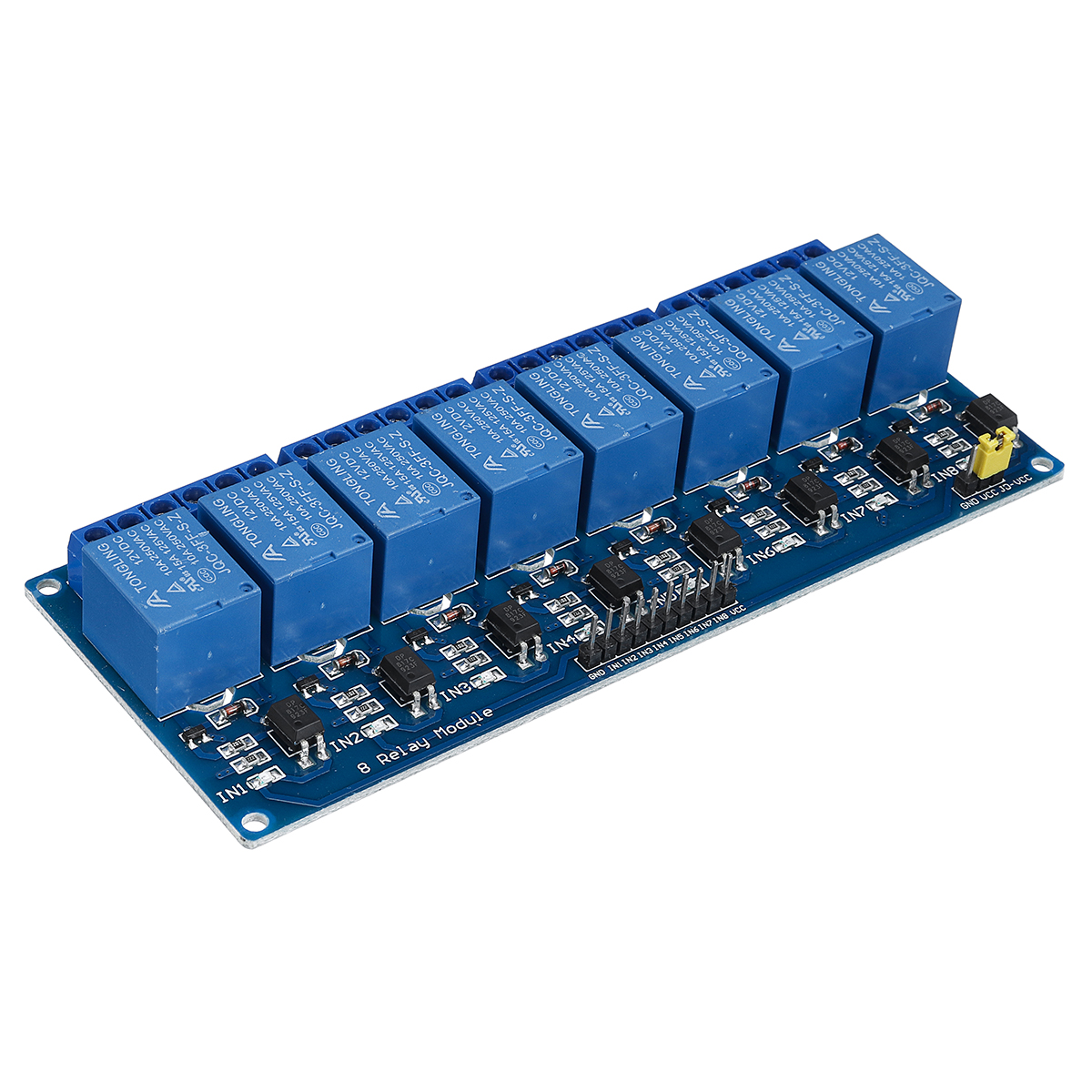 12 V 1/2/4/8/16 Channel Relay Module with Optocoupler for PIC AVR DSP ARM Arduino 