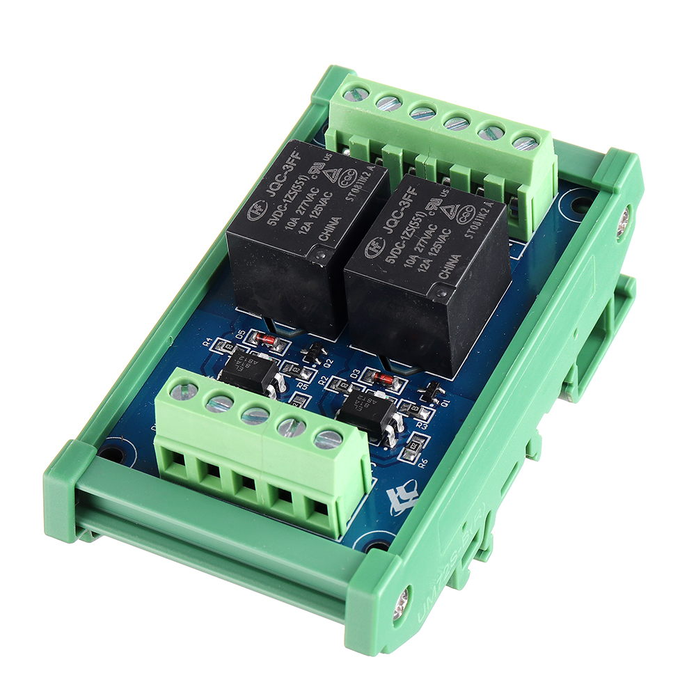 3pcs-2CH-Channel-Optocoupler-Isolation-Relay-Module-24V-SCM-PLC-Signal-Amplifier-Board-1672433