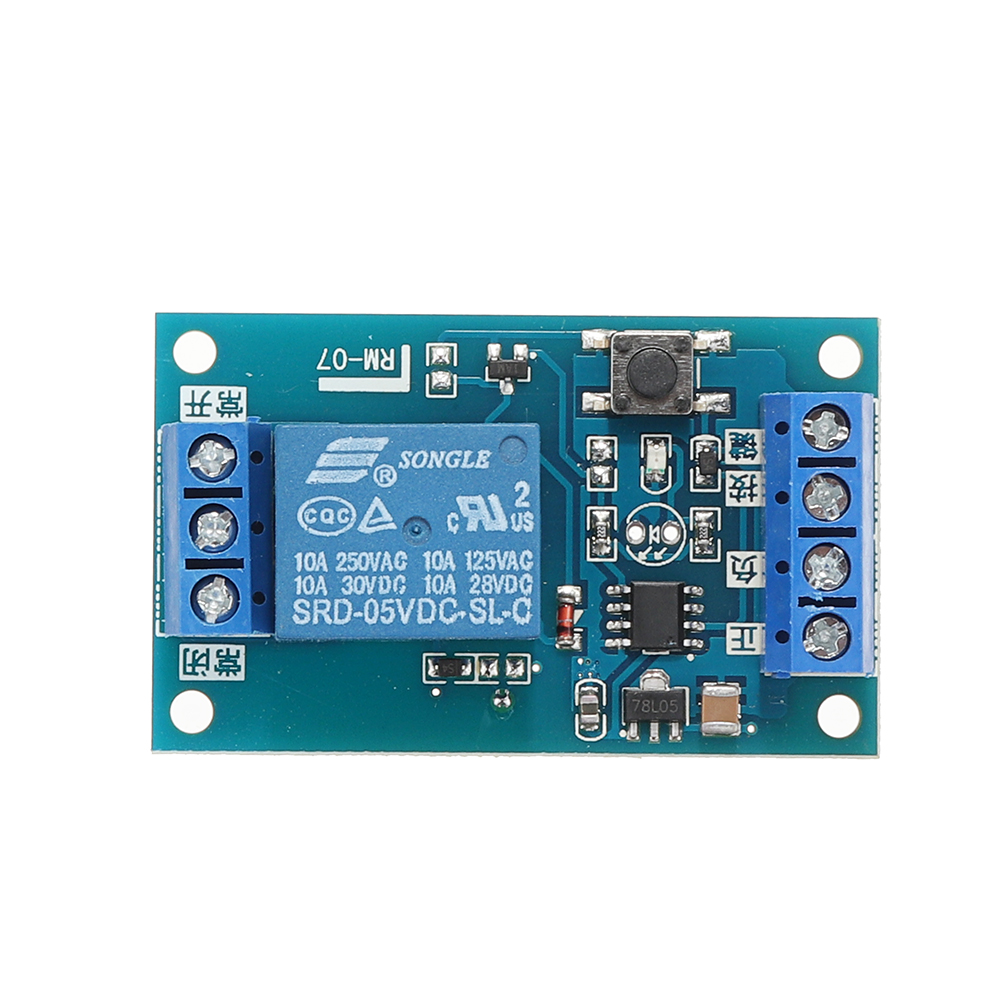 5V 2 Channel Bistable Self-Locking Relay Module Single Chip Low Level Controller 
