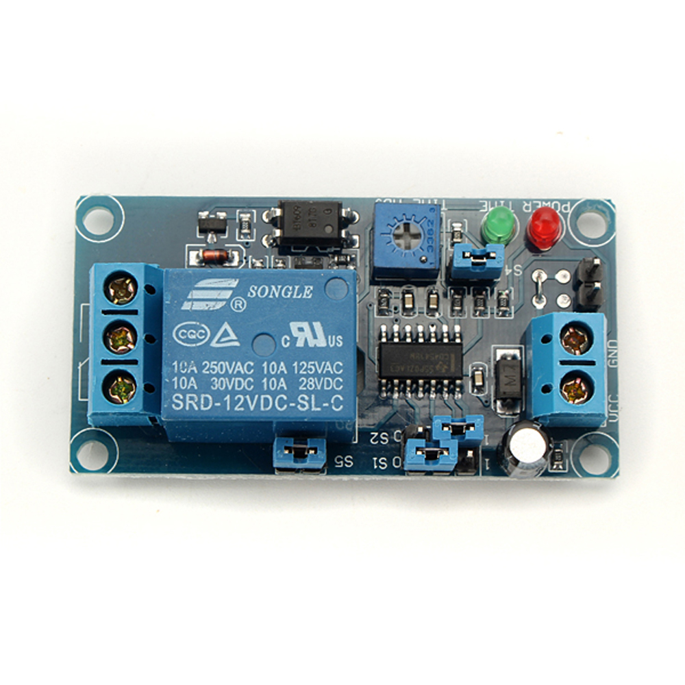 5pcs-12V-Power-On-Delay-Relay-Module-Delay-Circuit-Module-NE555-Chip-Geekcreit-for-Arduino---product-1319816