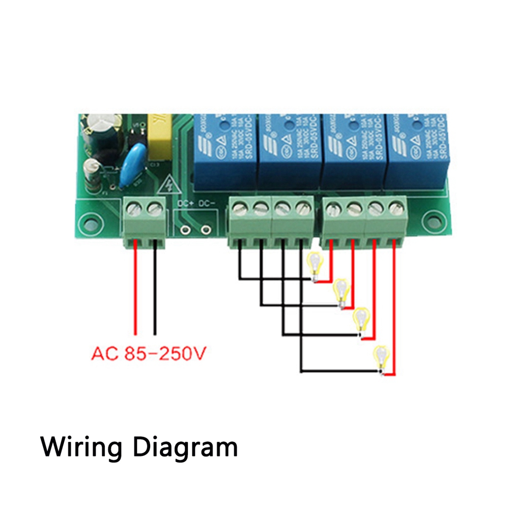 AC-220V-10A-Control-Smart-Switch-Point-Remote-Relay-4-Channel-WiFi-Module-With-Shell-And-433M-Remote-1354776