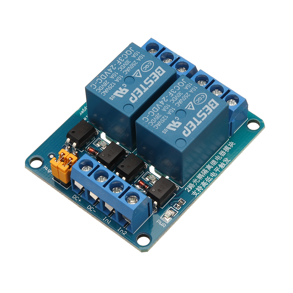 BESTEP-2-Channel-24V-Relay-Module-High-And-Low-Level-Trigger-For-Auduino-1355383