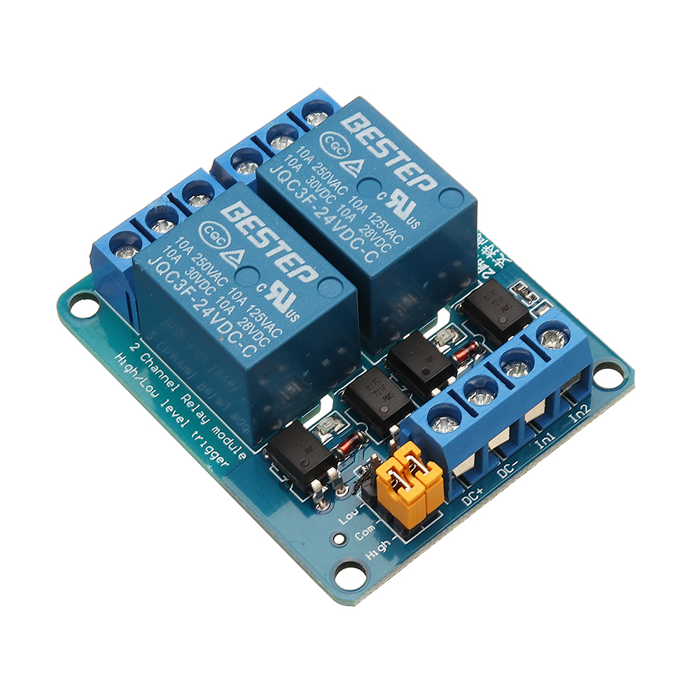 BESTEP-2-Channel-24V-Relay-Module-High-And-Low-Level-Trigger-For-Auduino-1355383