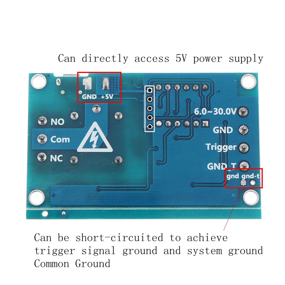 DC-6V-To-30V-One-Way-Relay-Module-Delay-Power-Off-Disconnection-Trigger-Delay-Cycle-Timer-Circuit-Sw-1311982