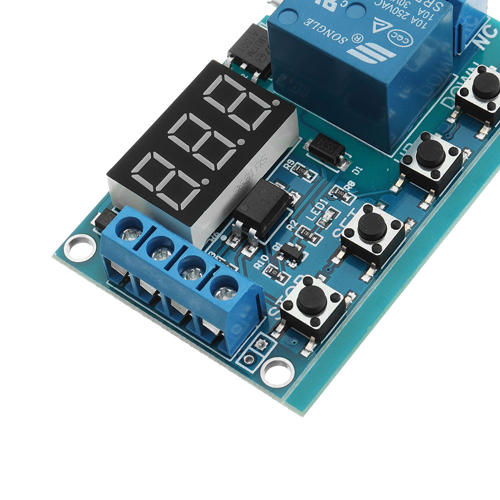 DC-6V-To-30V-One-Way-Relay-Module-Delay-Power-Off-Disconnection-Trigger-Delay-Cycle-Timer-Circuit-Sw-1311982