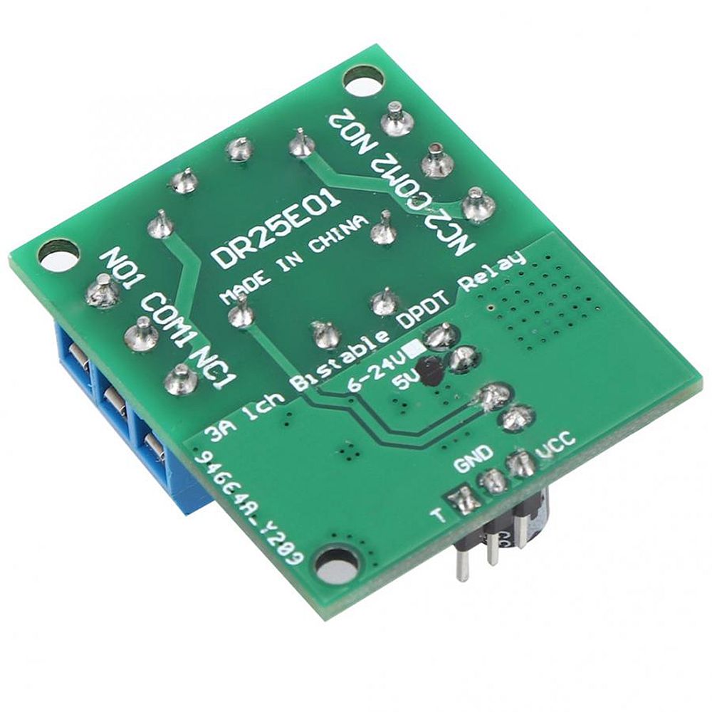 DR25E01-DC-5V-9V-12V-24V-3-5A-Flip-Flop-Latch-DPDT-Relay-Module-Bistable-Self-locking-Switch-Low-Pul-1682535