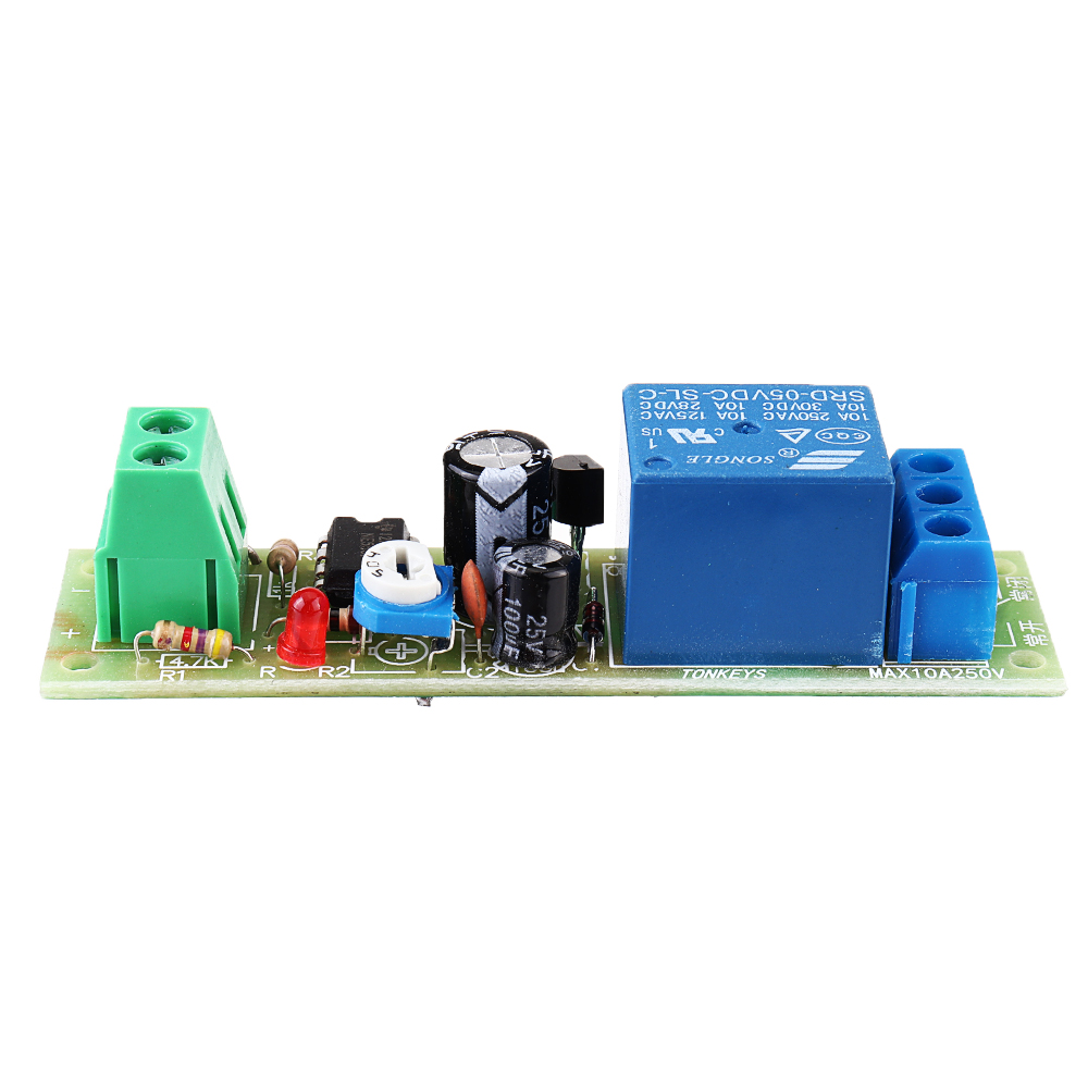 JK-02-5V-0-200S-Power-on-On-Delay-Automatically-Disconnects-Timer-Relay-Module-NE555-1593707