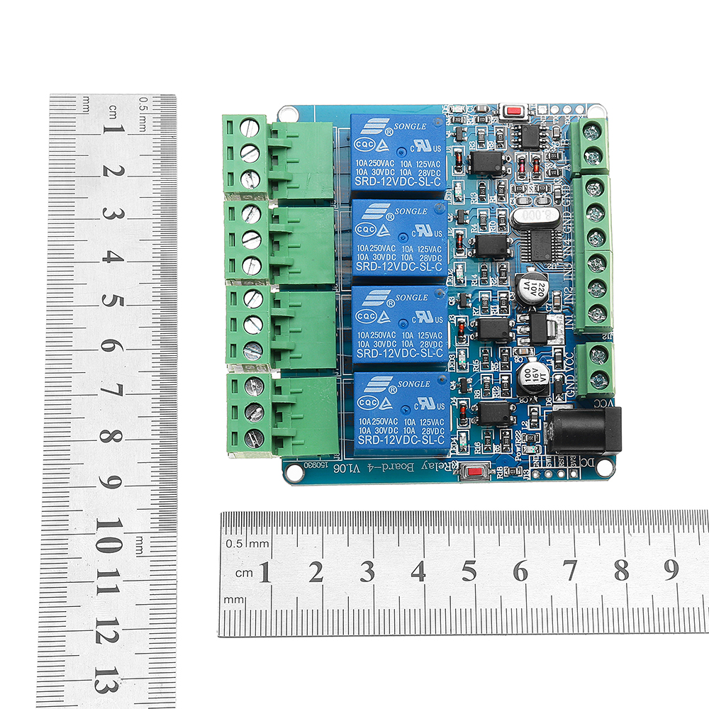 Modbus-RTU-4-Channel-Relay-Module-4CH-Input-Optocoupler-Isolation-RS485-MCU-Geekcreit-for-Arduino----1400923