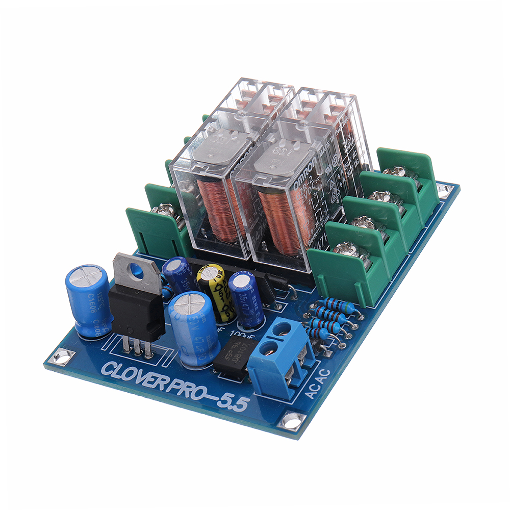 UPC1237-Speaker-Protection-Board-Dual-Omron-Relay-For-HIFI-Amplifier-DIY-Speaker-Kit-1340606