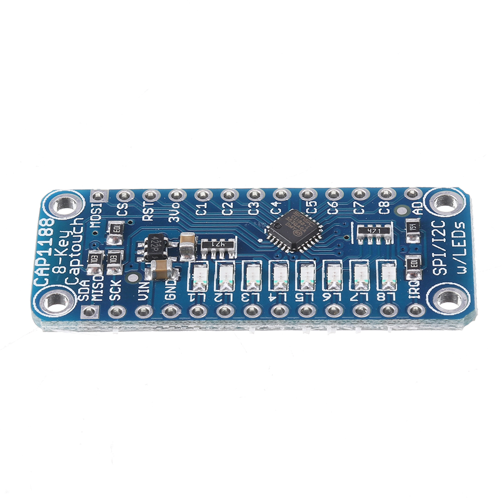CAP1188 8 Key Capacitive Touch Sensor Module SPI I2C Captouch LED For Arduino 