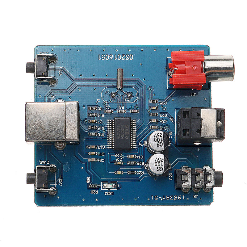 PCM2704 Analog Coaxial Output USB to S / PDIF HiFi DAC Audio Sound Card  Decoder Board without Driver - Martview