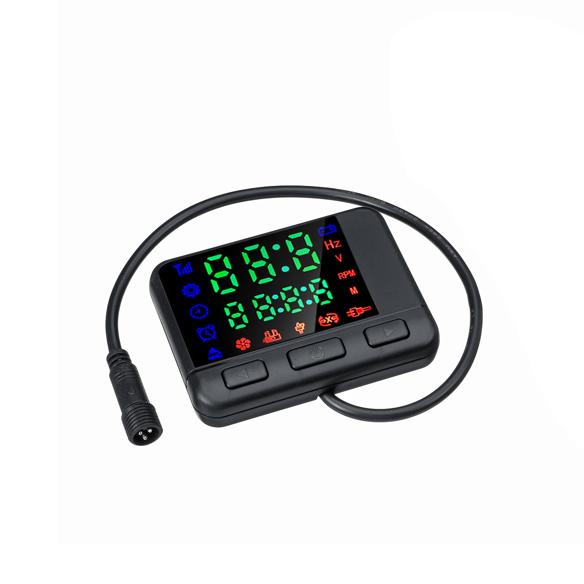  Denpetec 12V/24V LCD Monitor Switch Car Air Parking