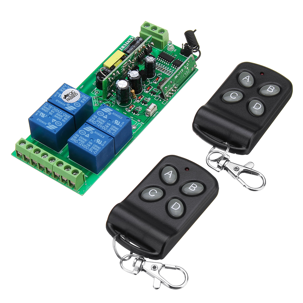 433MHz-220V-Four-Channel-Lamps-Remote-Control-Switch-4CH-Wireless-Remote-Control-Switch-Learning-Cod-1423606