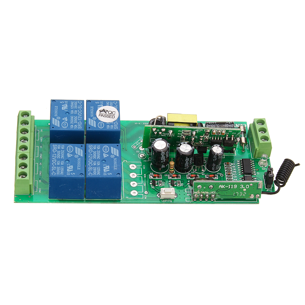 433MHz-220V-Four-Channel-Lamps-Remote-Control-Switch-4CH-Wireless-Remote-Control-Switch-Learning-Cod-1423606