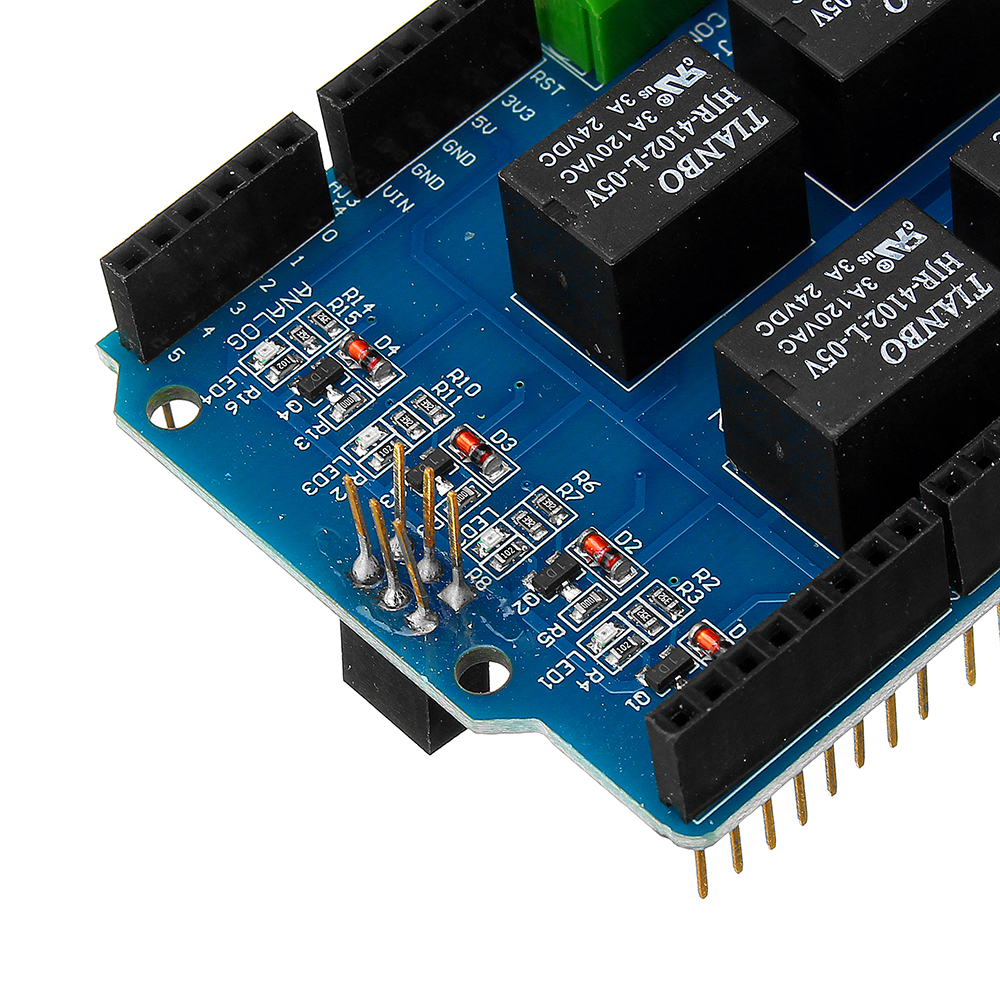 5V-4CH-4-Channel-Relay-Shield-Extended-Relay-Module-Geekcreit-for-Arduino---products-that-work-with--1410873