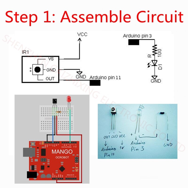 5pcs-Infrared-IR-Wireless-Remote-Controller-Module-Kits-DIY-Kit-HX1838-Geekcreit-for-Arduino---produ-1569539