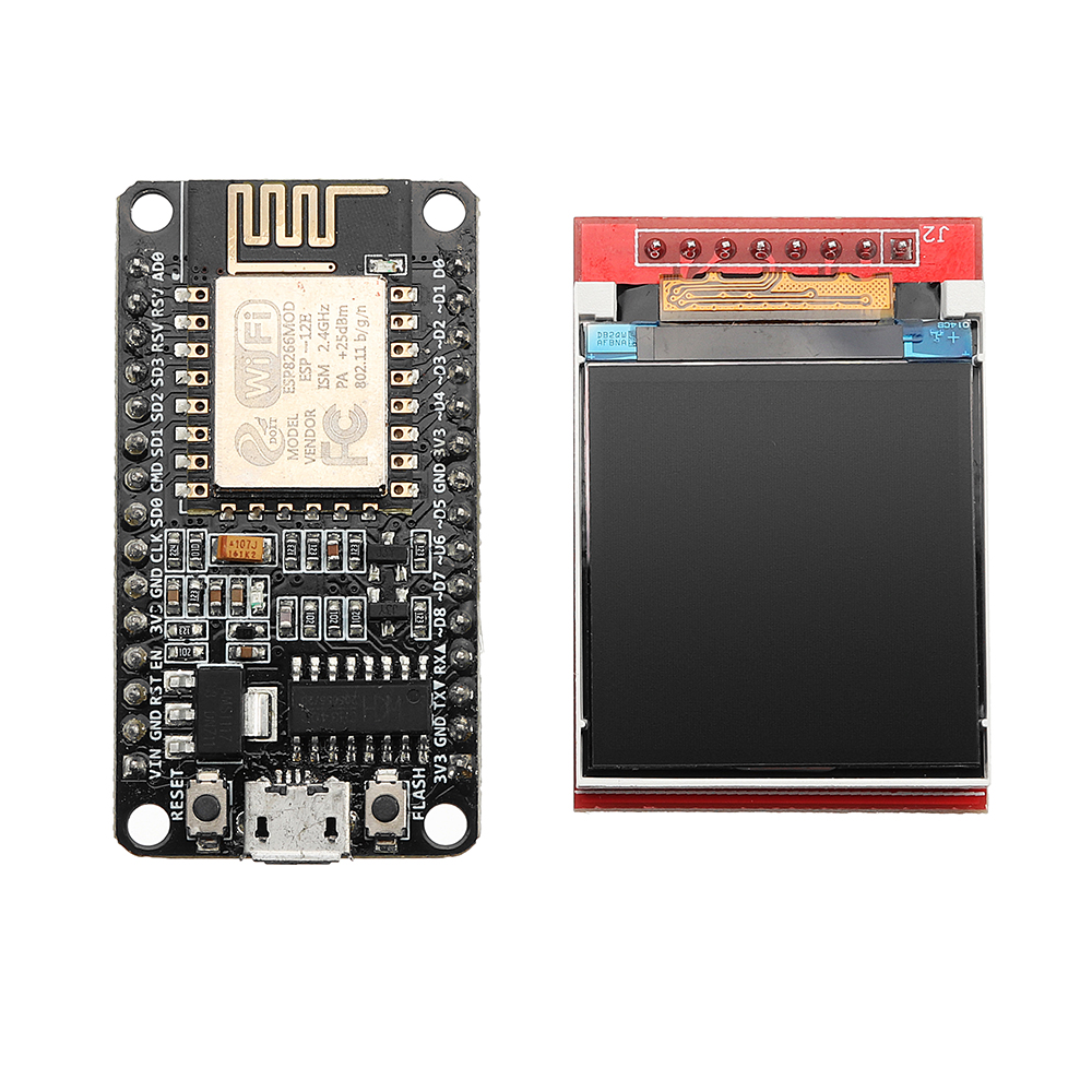 ESP8266-Development-Kit-With-Display-Screen-TFT-Show-Image-Or-Word-By-Nodemcu-Board-DIY-Kit-1327344