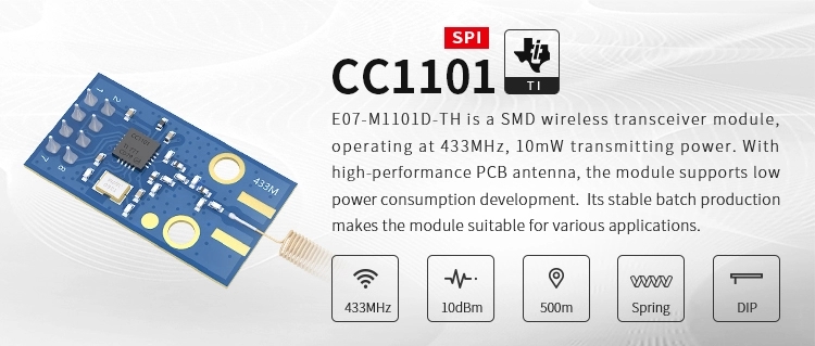 Ebytereg-E07-M1101D-TH-10dBm-Spring-Antenna-433MHz-CC1101-Wireless-Transceiver-SPI-433mhz-RF-Module-1697337