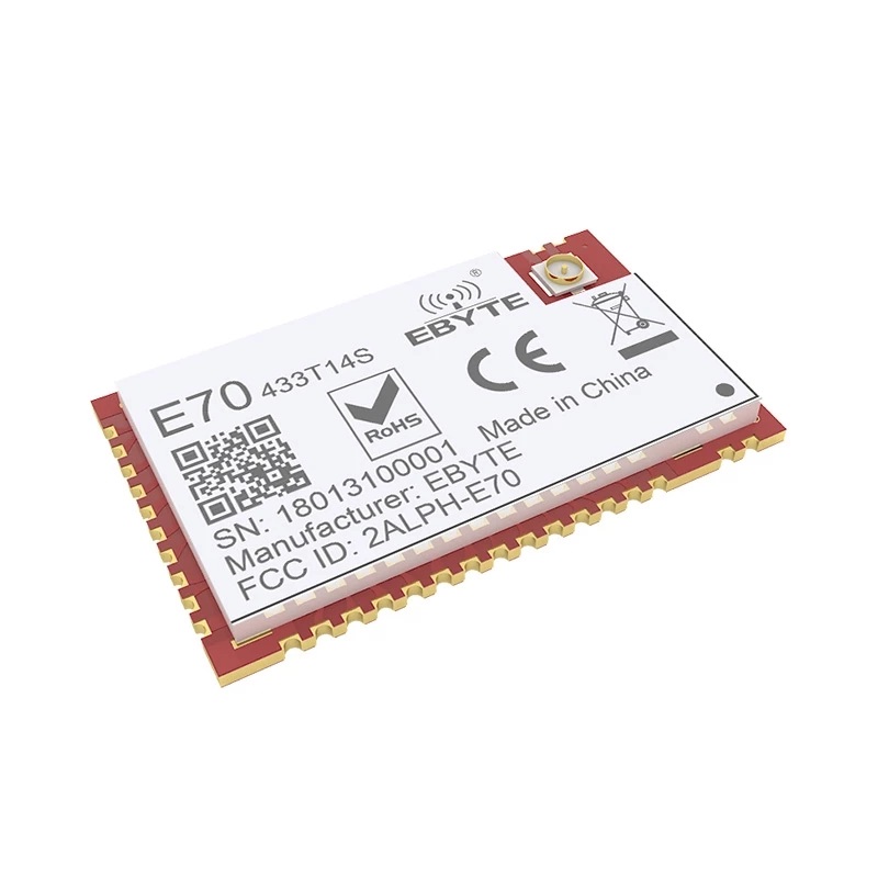 Ebytereg-E70-433T14S-CC1310-14dBm-433MHz-RF-Module-Transceiver-Lower-Power-SMD-SOC-UART-Wireless-Rec-1765558