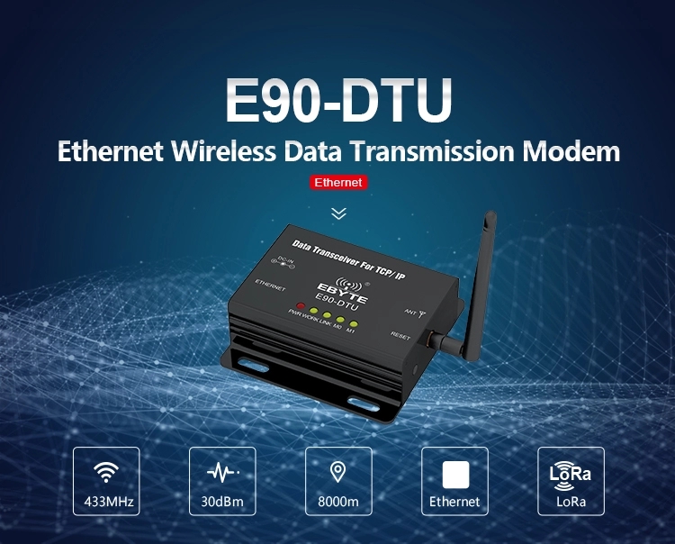 Ebytereg-E90-DTU433L30E-SX1278-8km-DTU-RJ45-Ethernet-Interface-Wireless-Transceiver-Terminal-433mhz--1660331