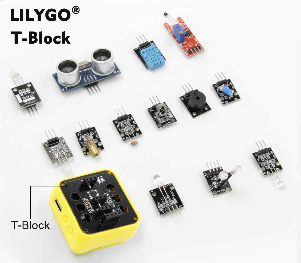 LILYGOreg-TTGO-T-Bot-ESP32-Main-Chip-T-Block-With-HC-SR04-Module-Programmable-Hardware-MINI-Trolley-1722615