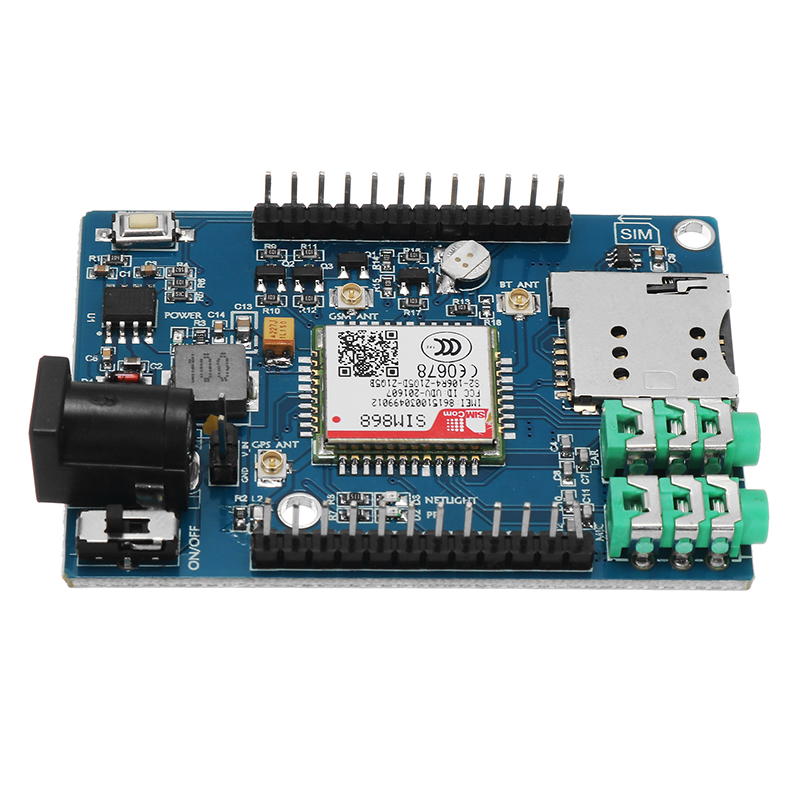 SIM868-GSM-GPRS-GPS-3-In-1-Module-With-Antenna-Support-Voice-Short-Message-TTS-DTMF-Geekcreit-for-Ar-1198476