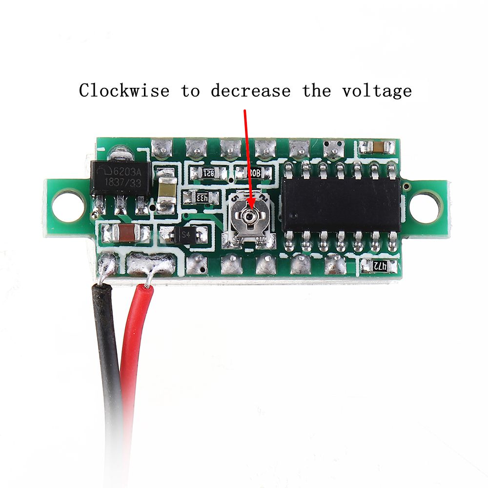 10Pcs-Geekcreitreg-Green-028-Inch-26V-30V-Mini-Digital-Volt-Meter-Voltage-Tester-Voltmeter-1047420