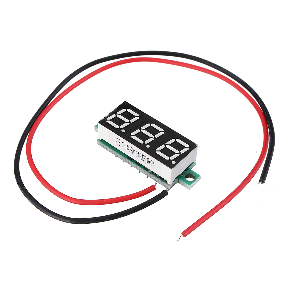 5Pcs-Geekcreitreg-White-028-Inch-30V-30V-Mini-Digital-Volt-Meter-Voltage-Tester-Voltmeter-1047430