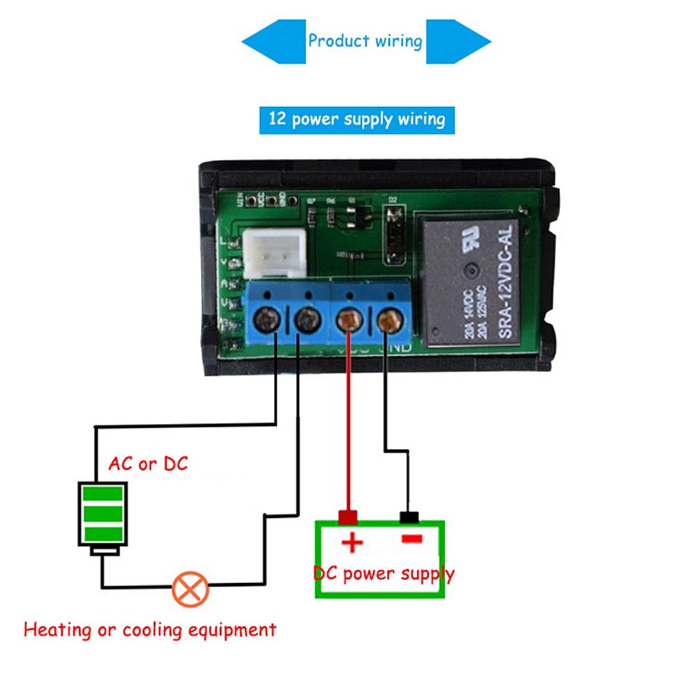 5Pcs-W3018-Digital-Temperature-Controller-Miniature-Embedded-Digital-Temperature-Controller-Switch-0-1748702
