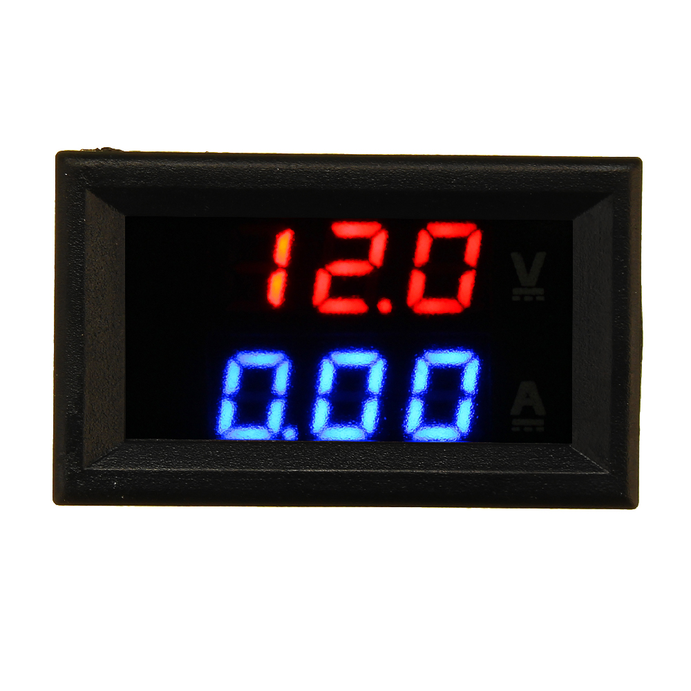 5pcs-nMini-Digital-Voltmeter-Ammeter-DC-100V-10A-Voltmeter-Current-Meter-Tester-BlueRed-Dual-LED-Dis-1417288