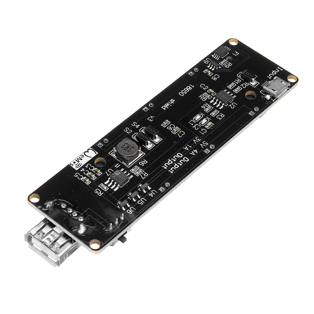 ESP32-ESP32S-18650-Battery-Charge-Shield-V3-Micro-USB-Type-A-USB-05A-Test-Charging-Protection-Board--1265088